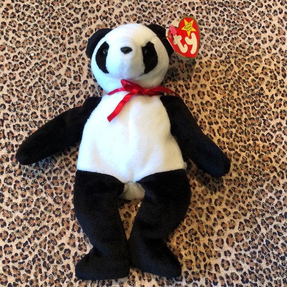 Retired Ty beanie Baby Fortune the panda bear - Picture 12 of 12